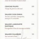 Menu Lounge Casa Emma Rabat June 2023 313820-860700